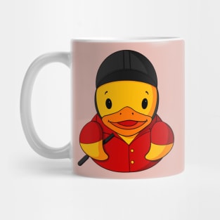 Jockey Rubber Duck Mug